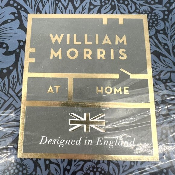 William Morris Queen Sheet Set Woodland White Pink Floral Print Cotton NWT - Picture 3 of 8